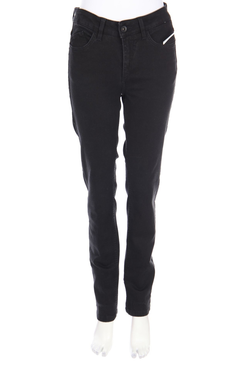 pierre cardin - Dark Denim Straight Cut Jeans mit Logo-Patch - D 36-38