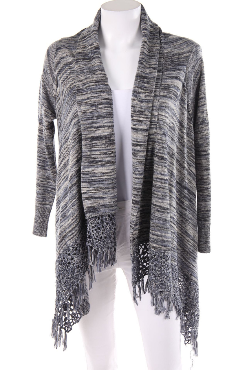 Ohne Label - Cardigan mit Fransen - D 38