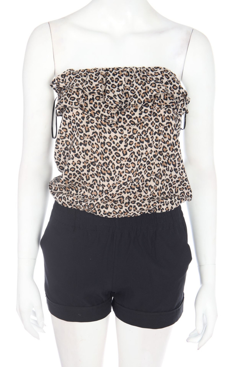 TALLY WEiJL - Playsuit mit Leo-Print - D 34