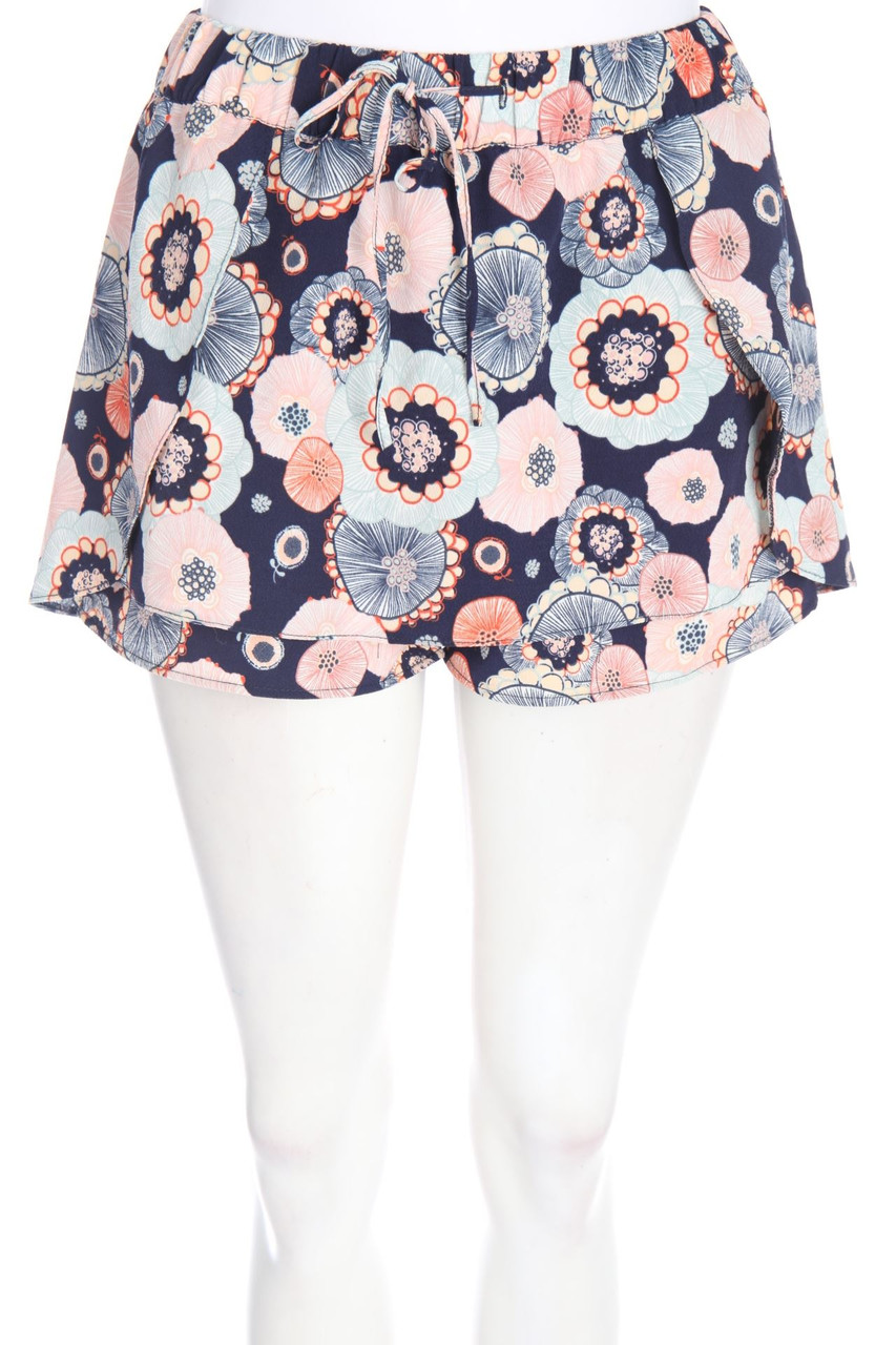 ZARA TRF - Shorts aus Crêpe im Layer Look - XS