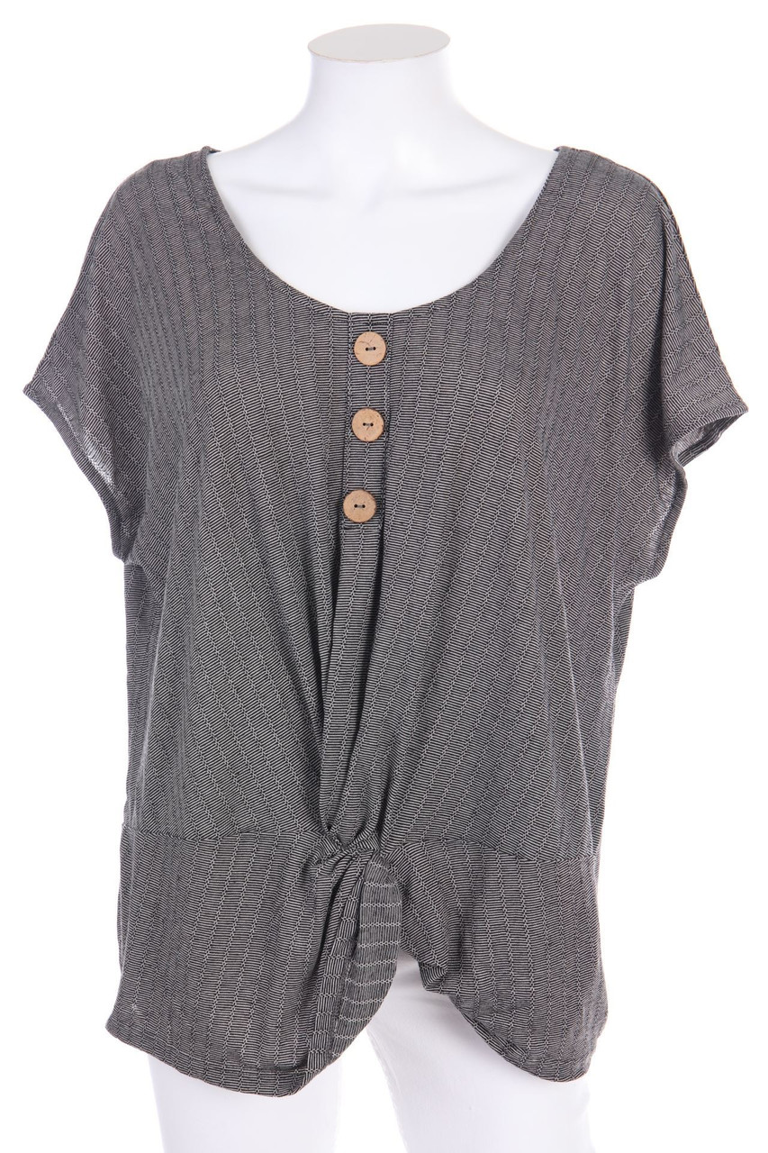 BODYFLIRT - Bluse mit Drapierung - D 44-46