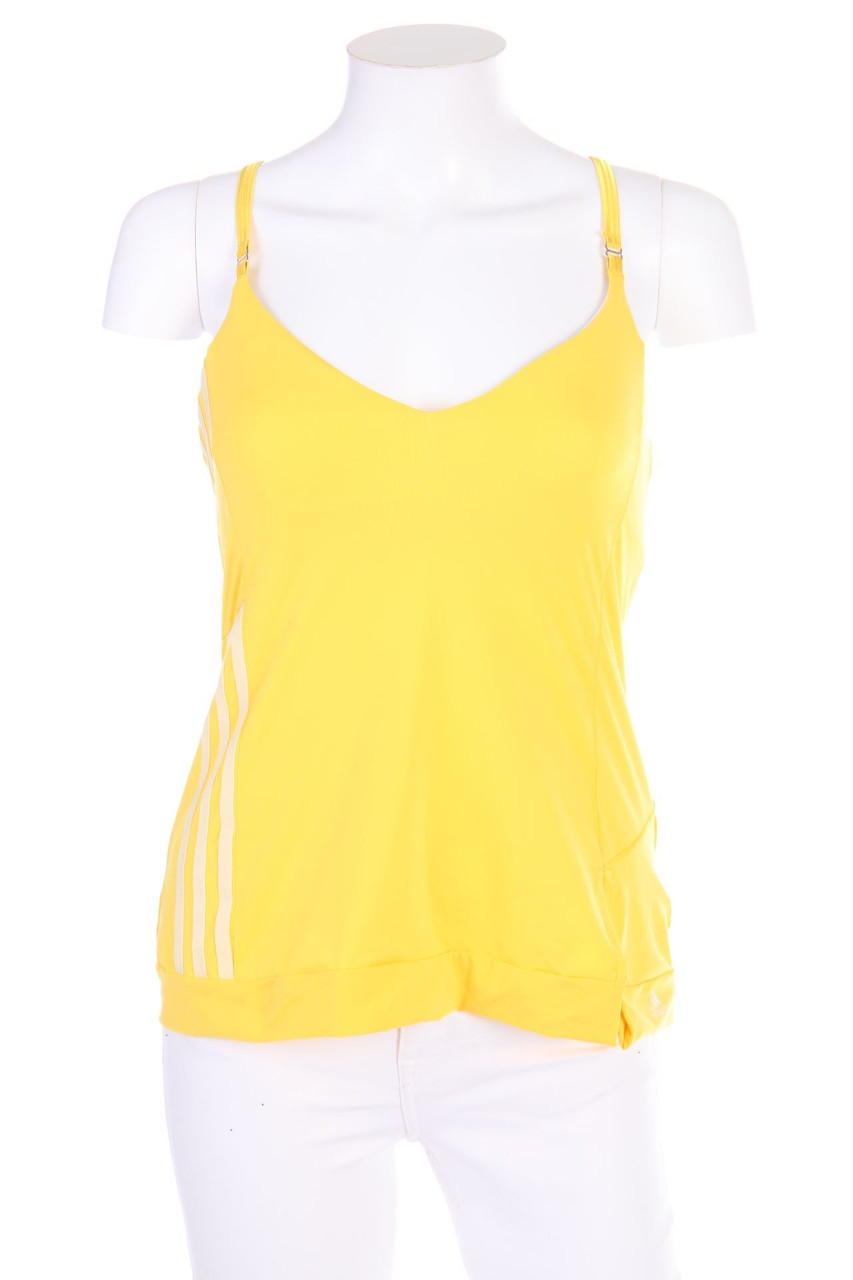 adidas - Sport-Top mit Logo-Applikation - D 36