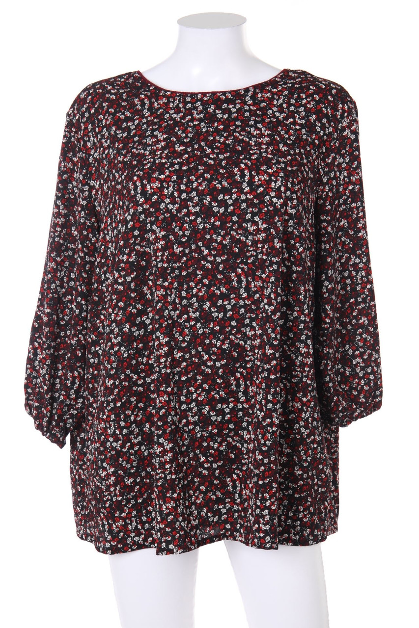 Ohne Label - Bluse mit floralem Muster - L