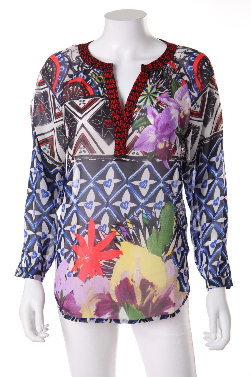 Desigual - Bluse mit Print - S
