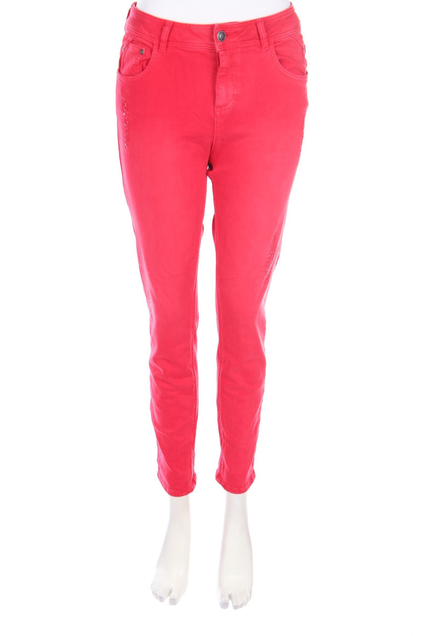 s.Oliver - Straight Cut Jeans mit Pailletten - D 34