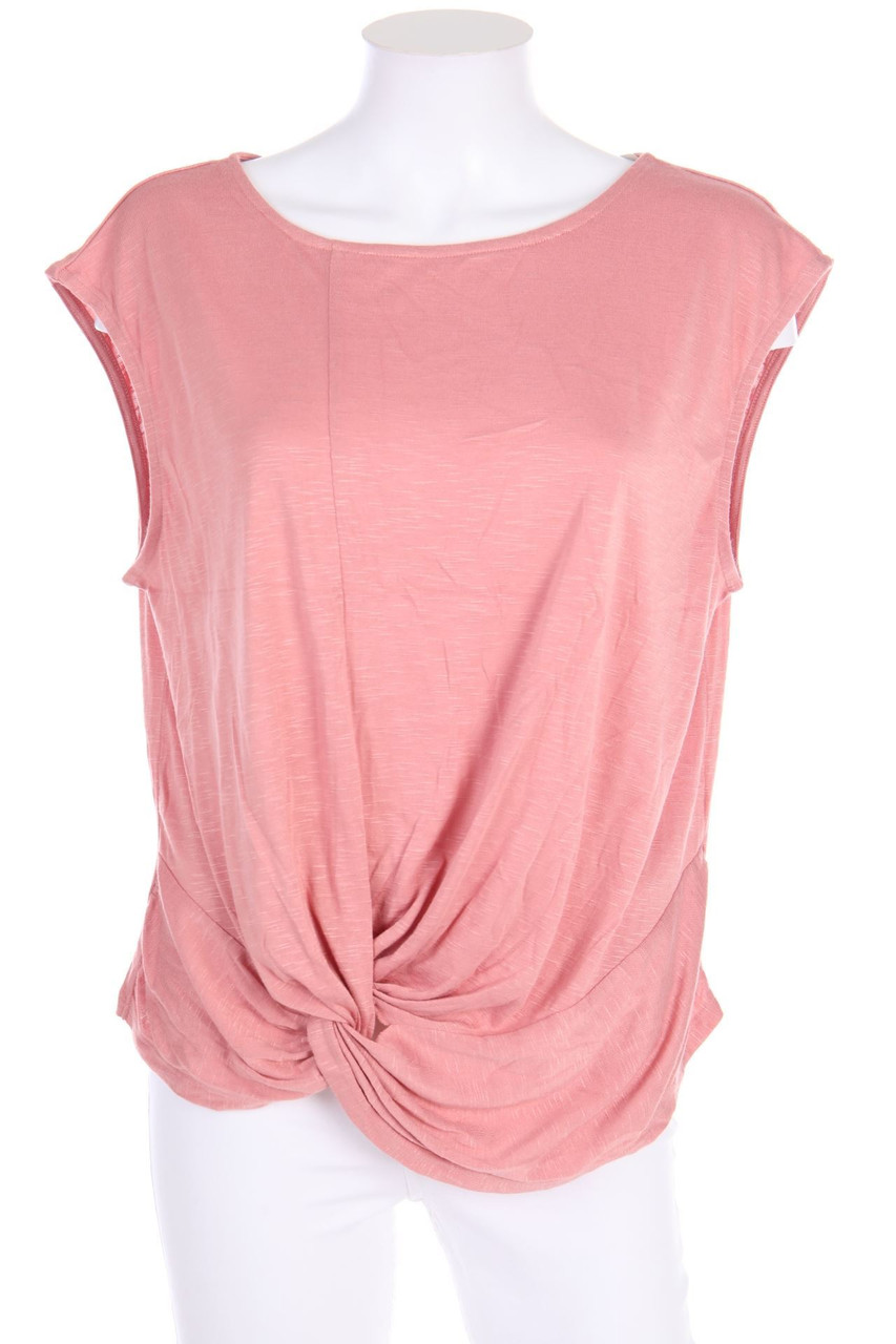 Ohne Label - Top mit Drapierung - XL