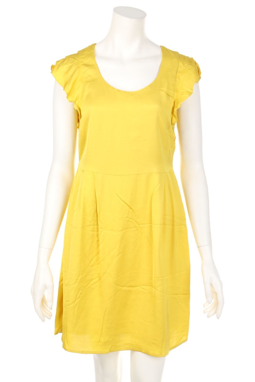 set - Kleid aus Viskose mit Volants - D 34