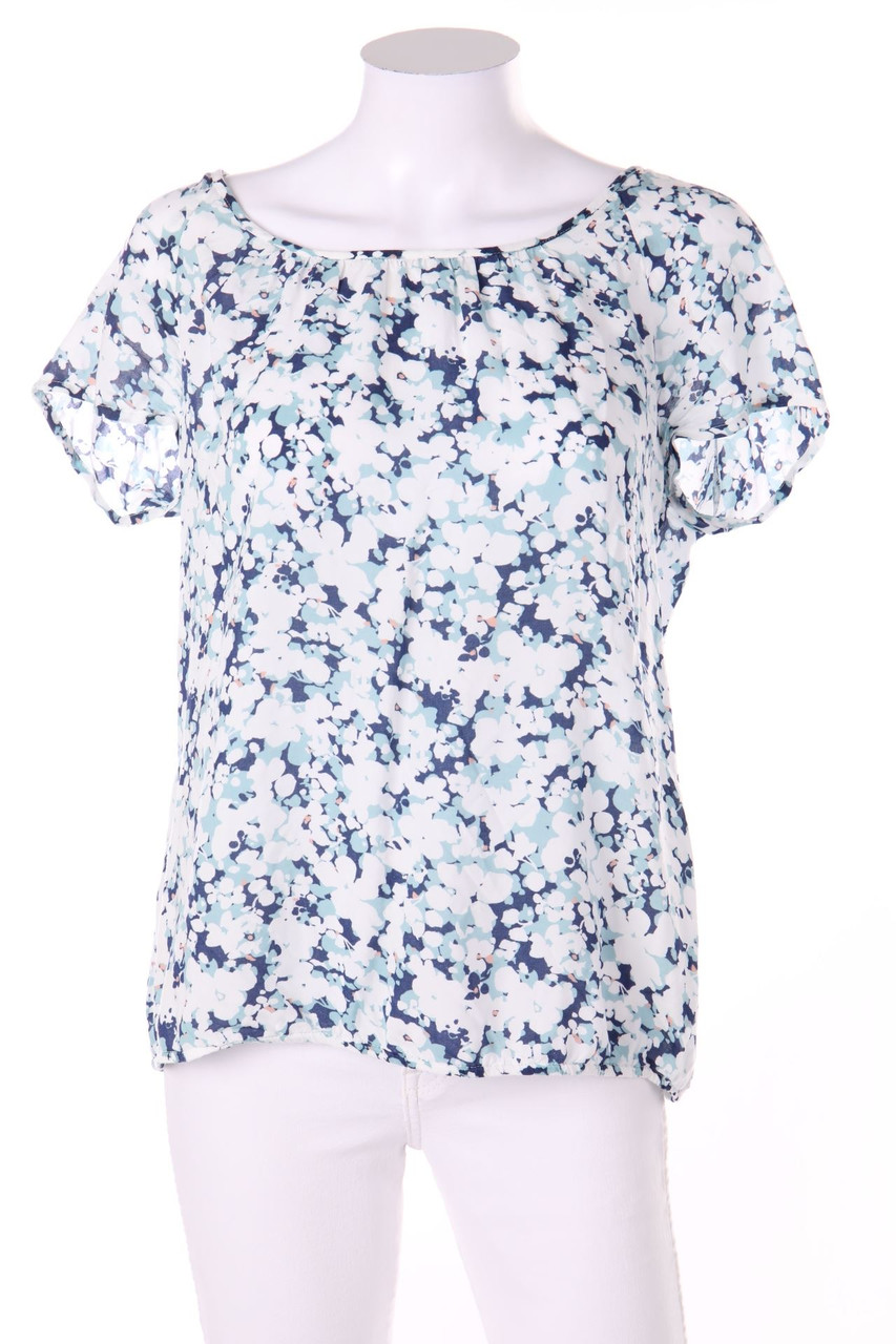 Street One - Kurzarm-Bluse mit Muster - D 36