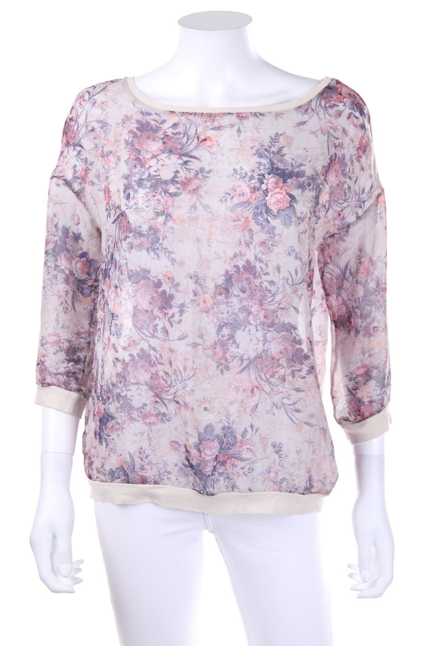 BERSHKA collection - Oversize-Bluse mit 3/4-Ärmel - S