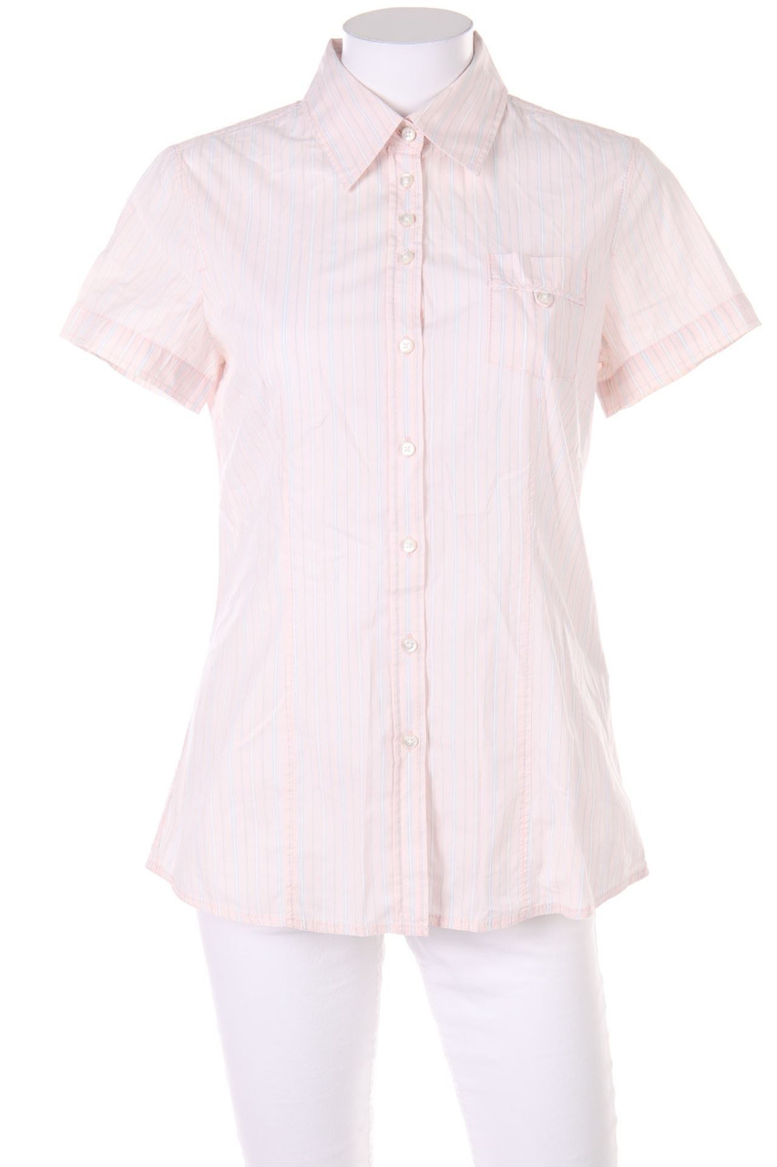 s.Oliver - Hemd-Bluse mit kurzem Ärmel mit Streifen - D 36