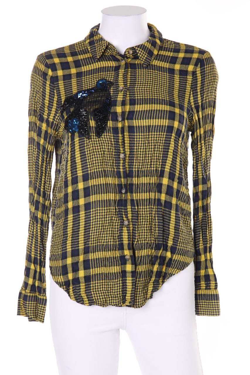 H&M - Hemd-Bluse mit Applikationen - D 38