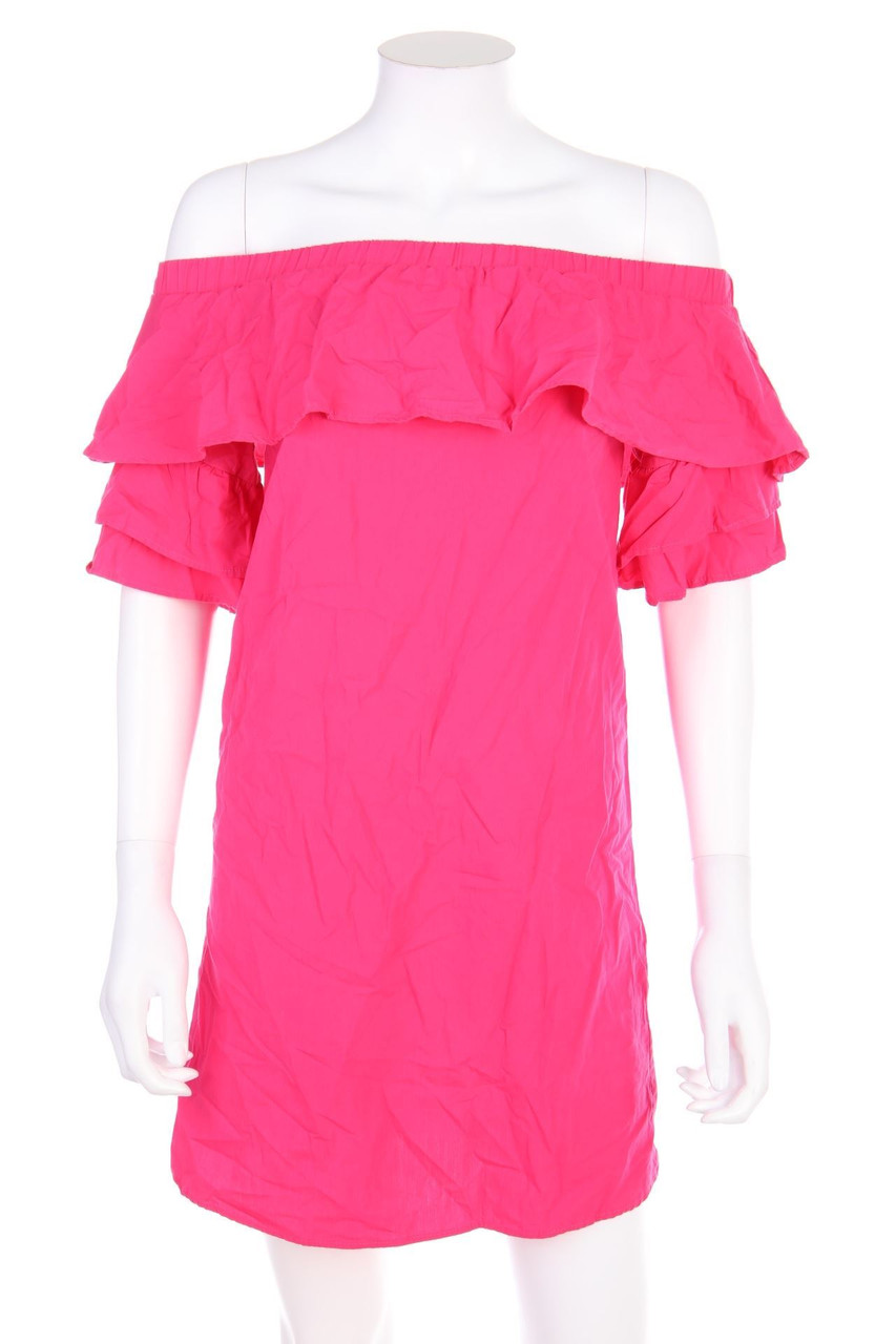 Bershka - Kleid mit Volants - XS