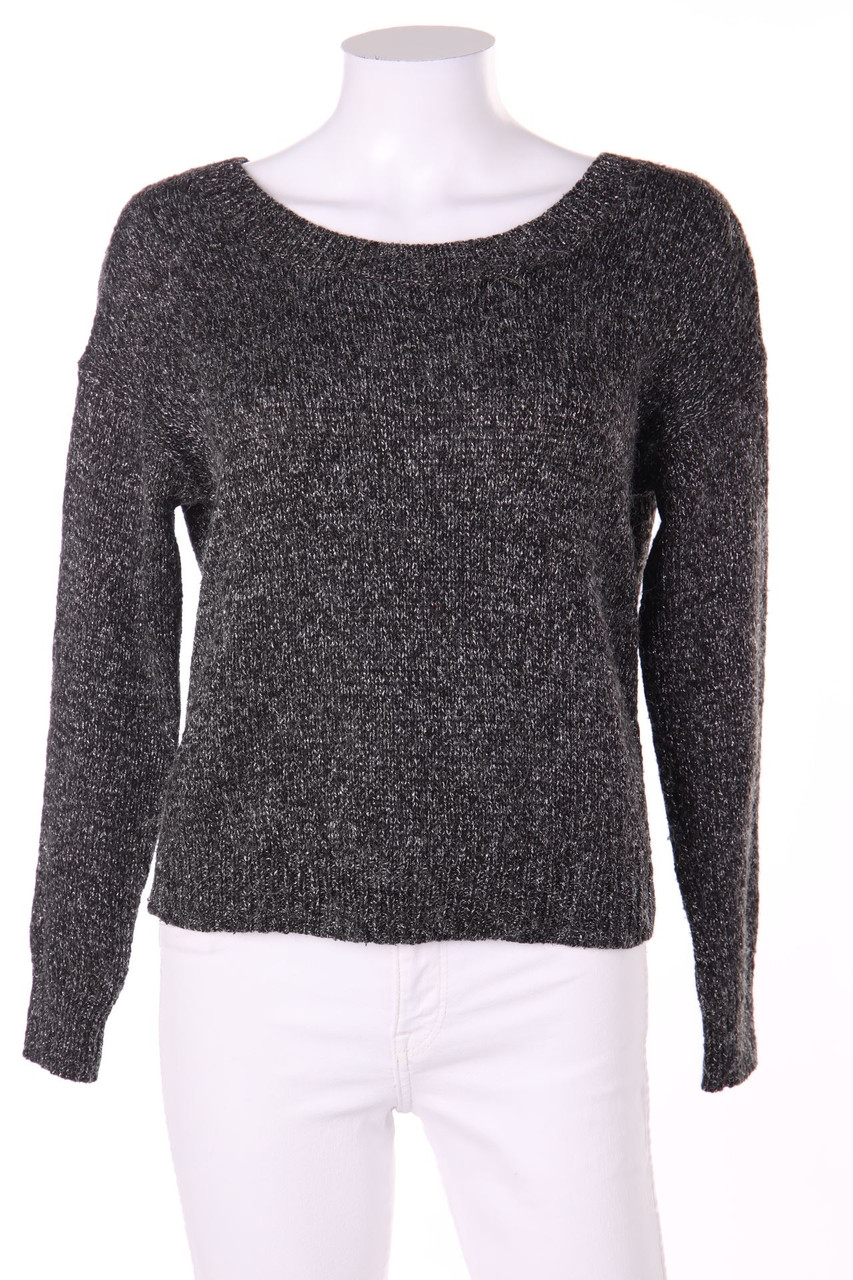 H&M DIVIDED - Strick-Pullover mit Metallic-Effekt - D 34