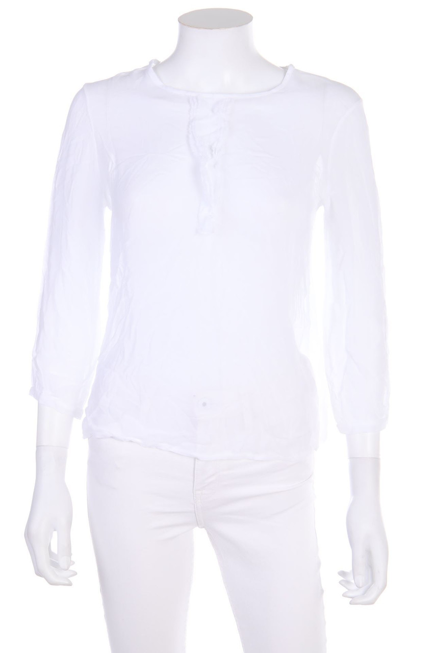 King Kong - Bluse mit Rüschen - S