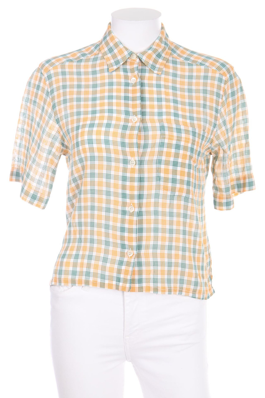 MONN - Hemd-Bluse mit kurzem Ärmel mit Karo-Muster - D 36