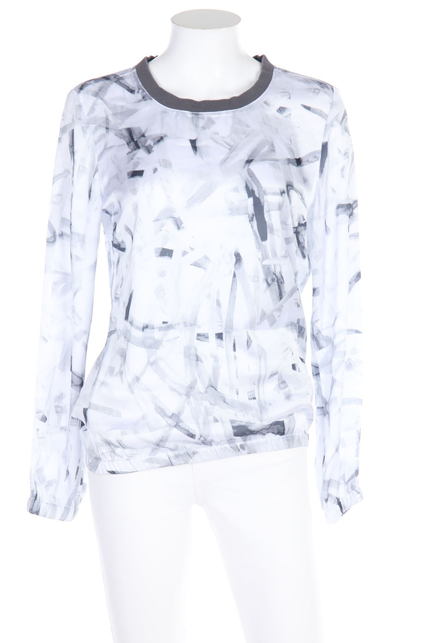 s.Oliver - Satin-Bluse mit Muster - S