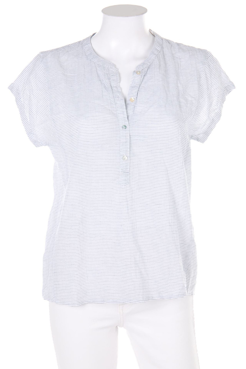 ESPRIT - Hemd-Bluse mit kurzem Ärmel mit Streifen - D 32