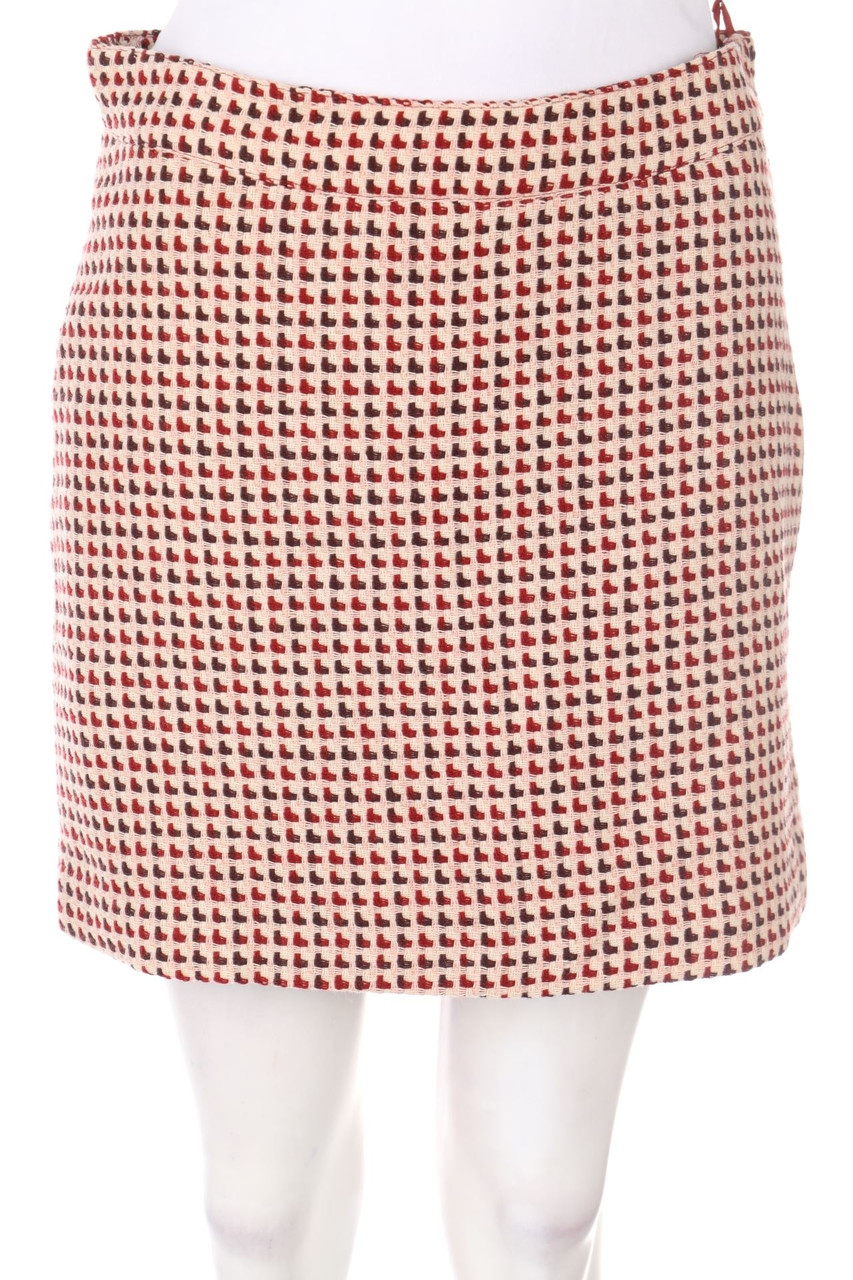 H&M - Minirock mit Karo-Muster mit Wolle - D 36