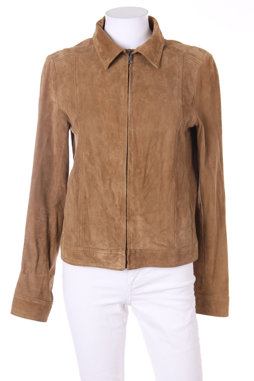 Lederjacke Damen Mango Lederjacke Cadi Jacke Mit Kragen Aus