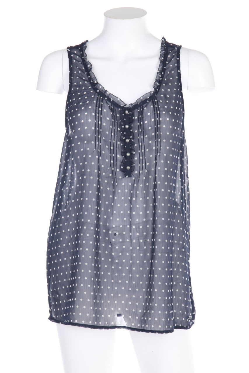 s.Oliver - Blusentop mit Punkten - D 38
