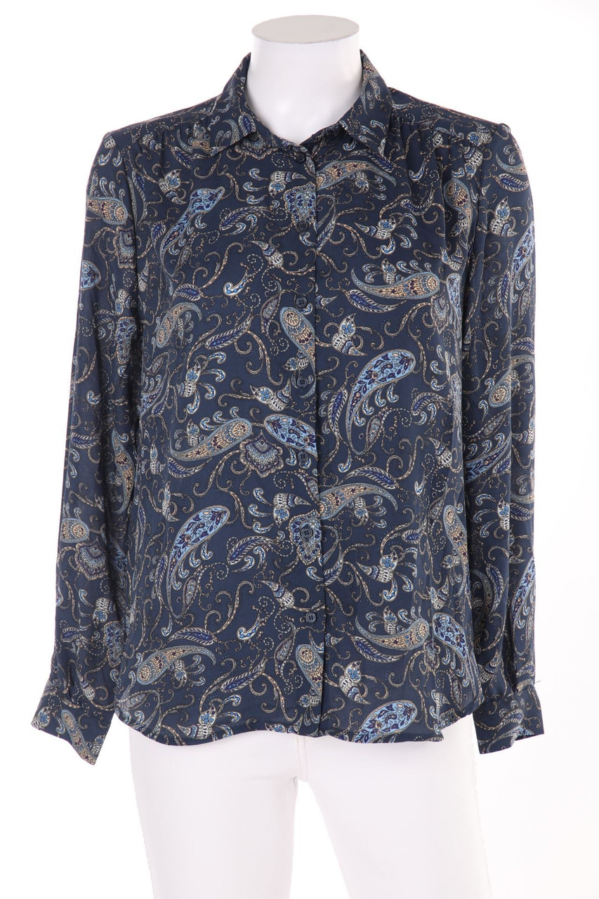 H&M - Oversize-Bluse mit floralem Muster - D 34