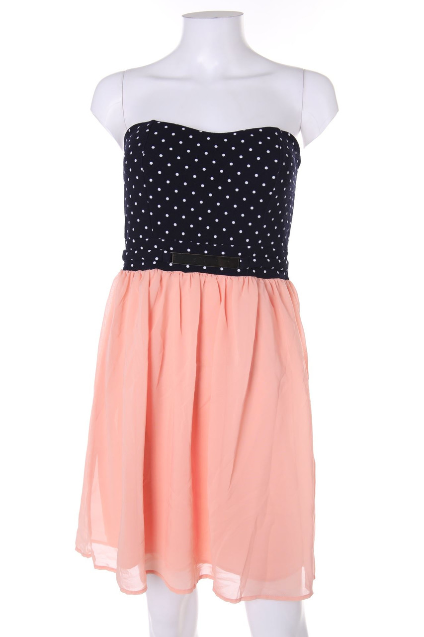 BLIND DATE - Kleid mit Chiffon - M