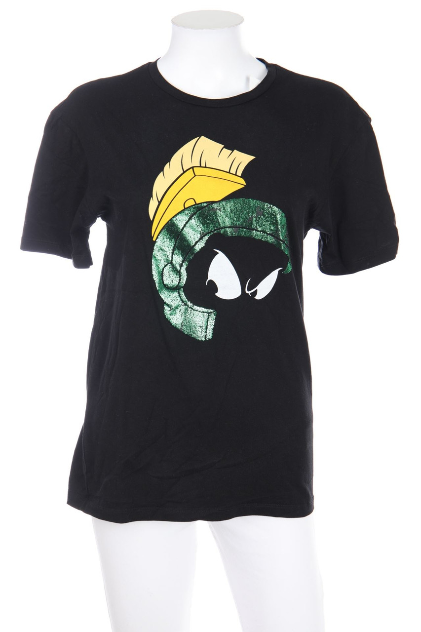 ZARA - Kurzarm-Shirt aus Baumwolle mit Print - S