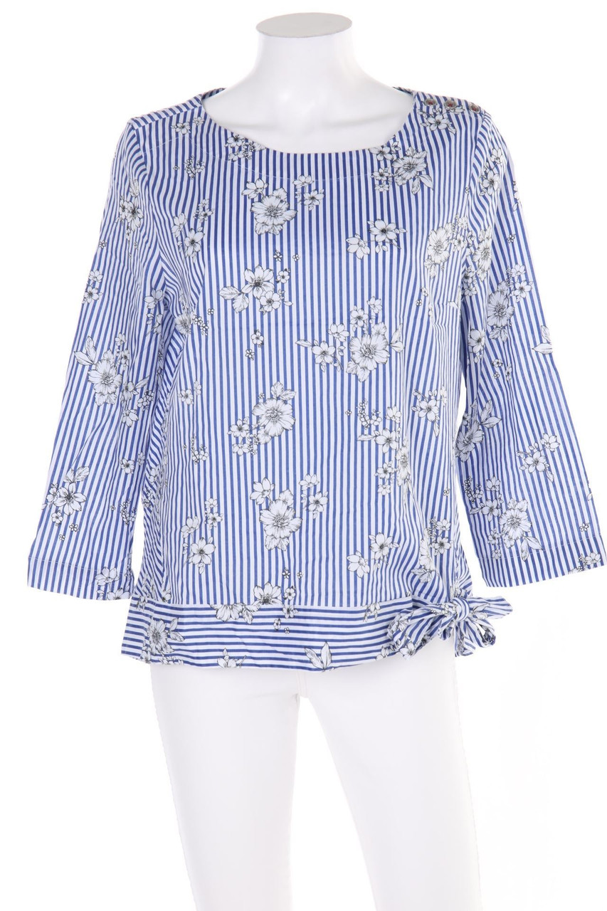 Yessica by C&A - Bluse mit Streifen mit floralem Muster - D 40