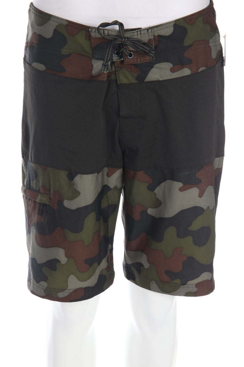 H&M - Schwimm-Shorts mit Camouflage-Print - S