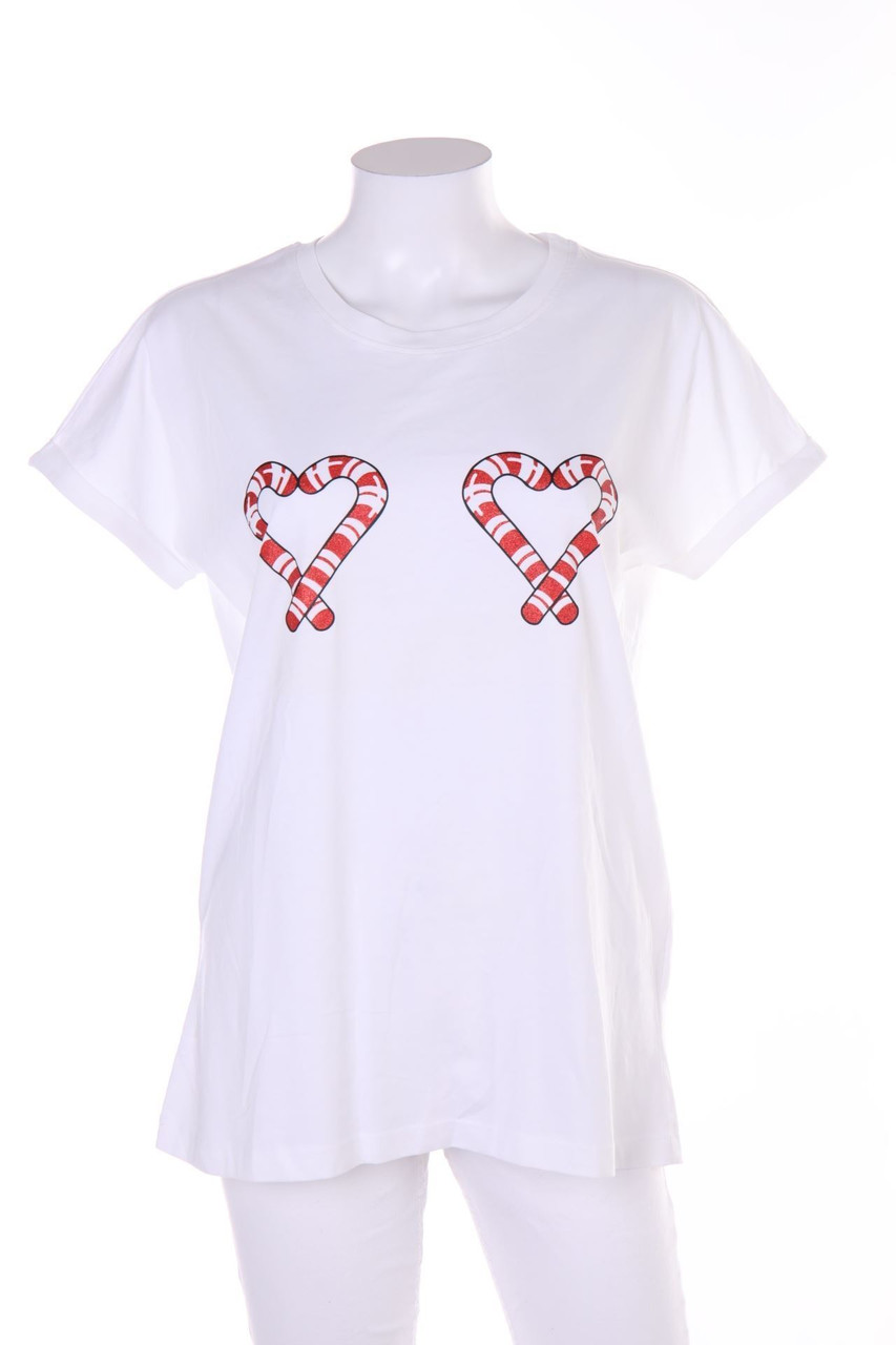 TEZENIS - Kurzarm-Batwing-Shirt mit Print - L