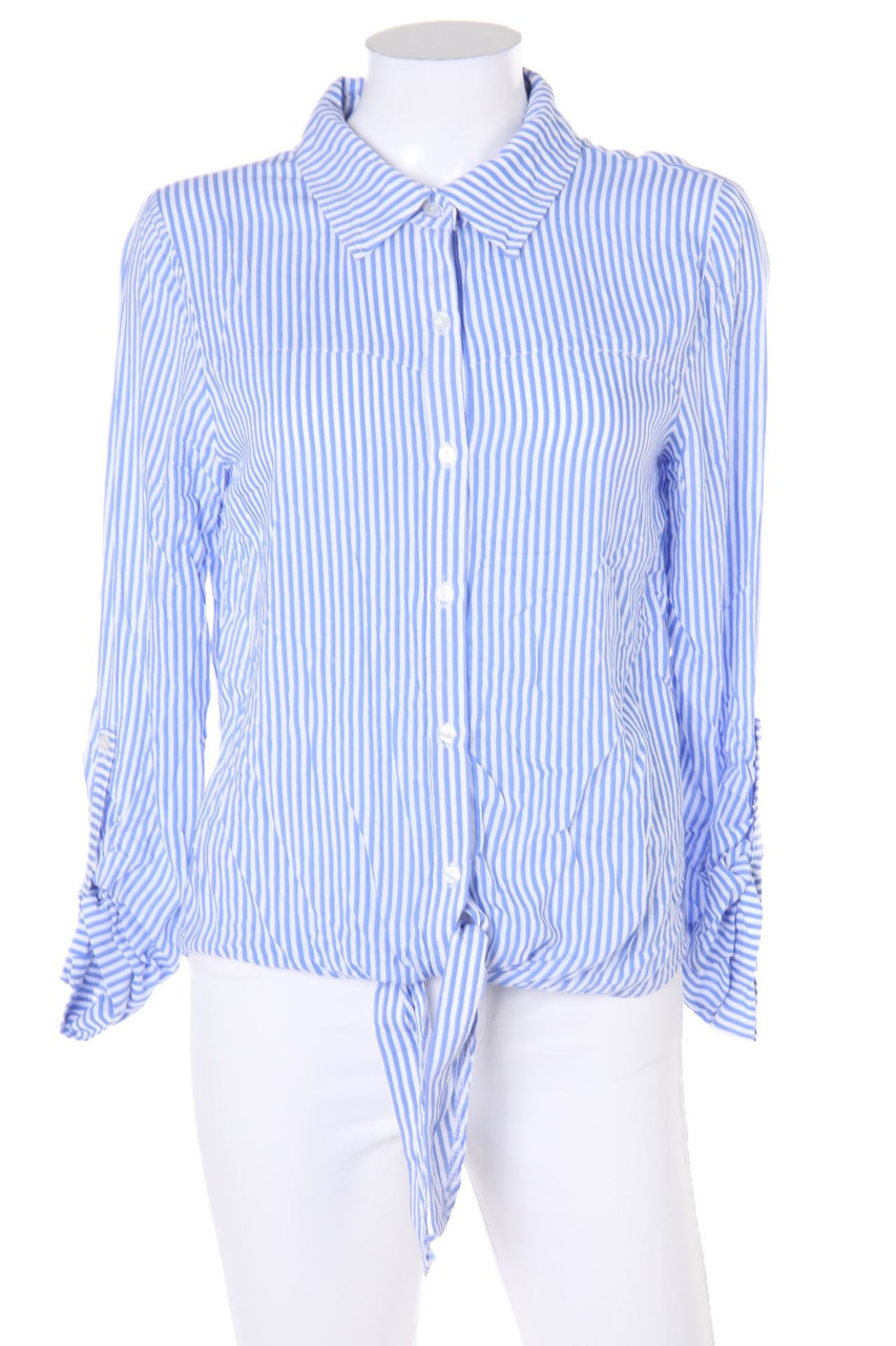 COLLOSEUM - Streifen-Bluse zum Knoten - S