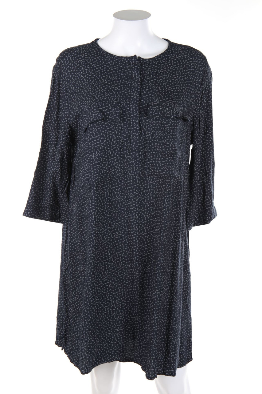 H&M - Kleid mit Pünktchen mit 3/4-Ärmel - D 40