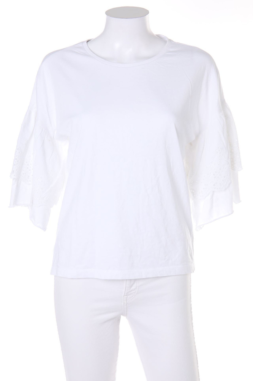 PIAZZA ITALIA - Shirt mit Spitzen-Einsatz - D 36-38