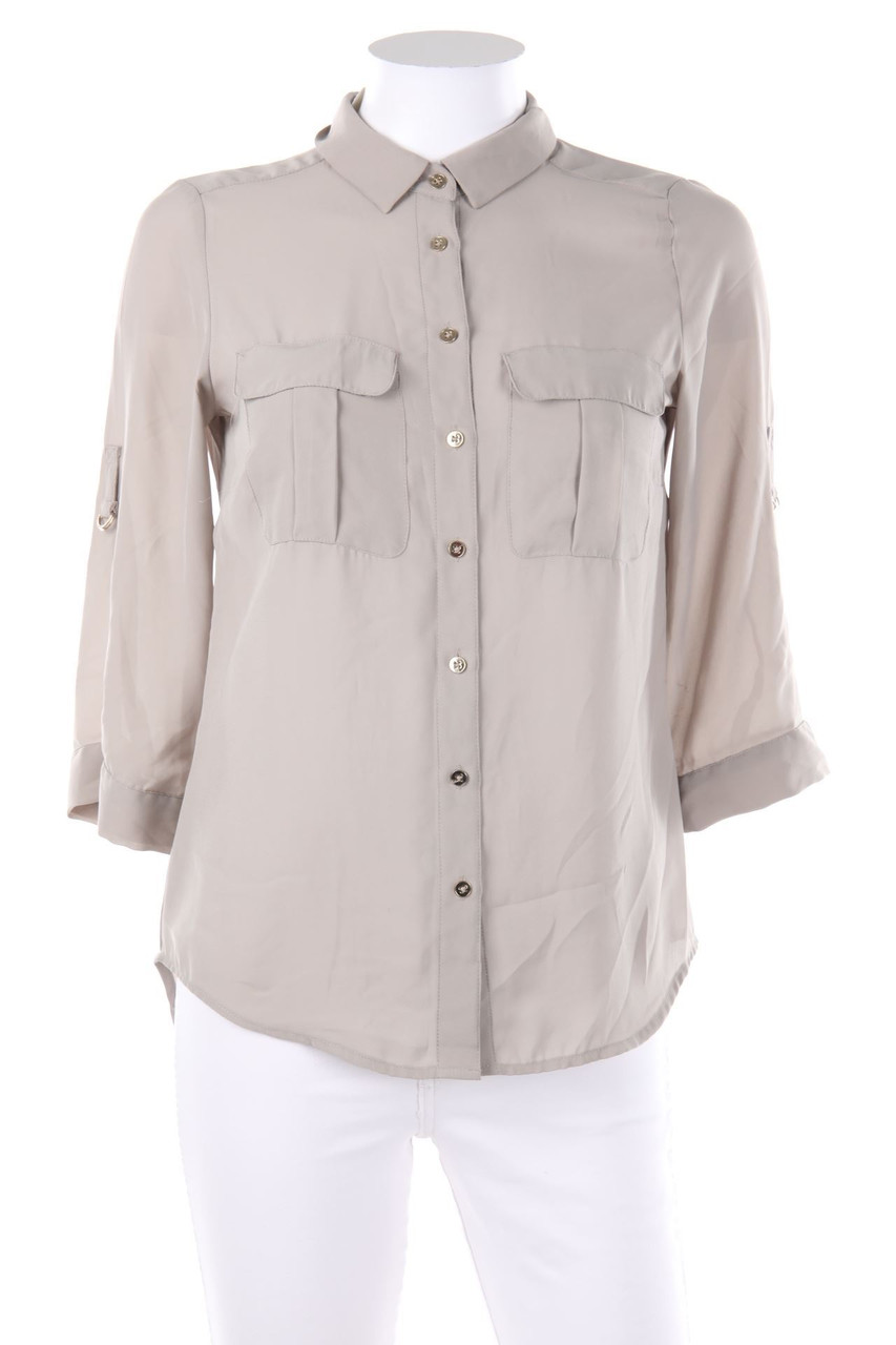 H&M - Bluse mit 3/4-Ärmel im Safari-Stil - D 34