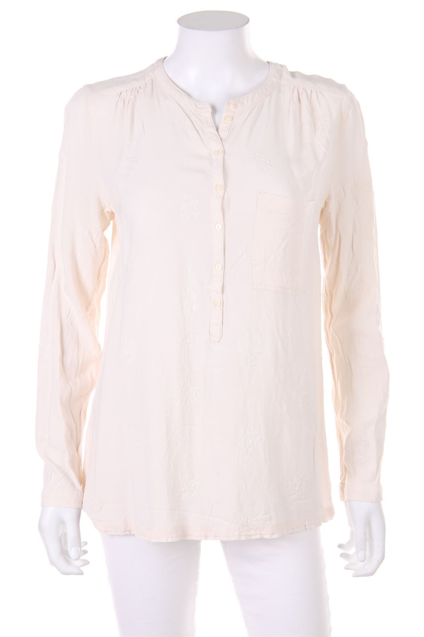 ESPRIT de corp - Bluse mit Krempel-Ärmeln - M