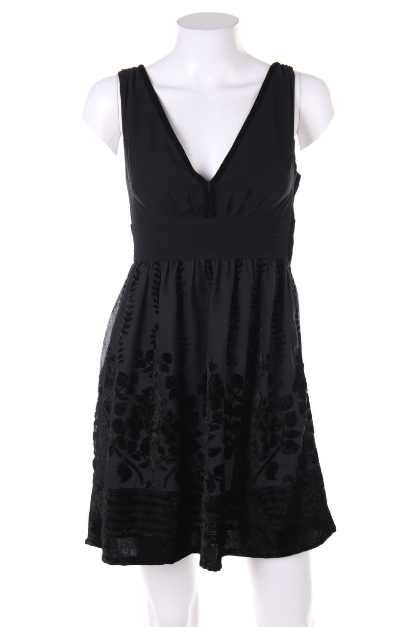 H&M CONSCIOUS - Party-Kleid mit Flock-Print - D 34