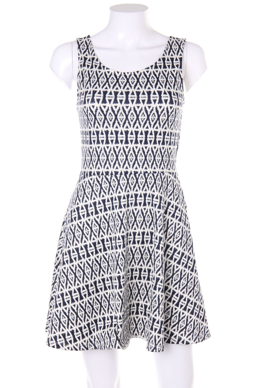 H&M - Skater-Kleid mit Ethno-Print - D 36