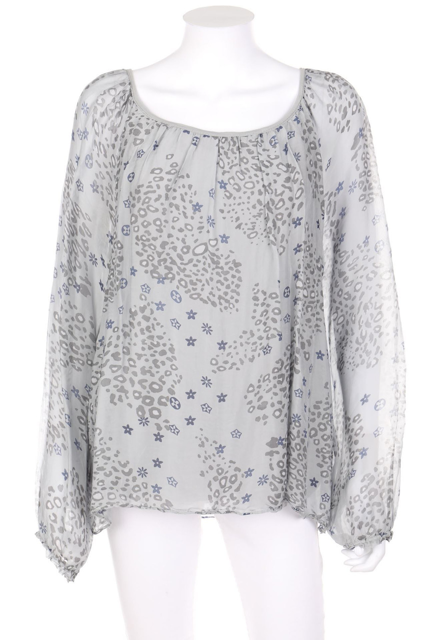 Anna Justper - Bluse aus Viskose-Mix mit Seide - XL