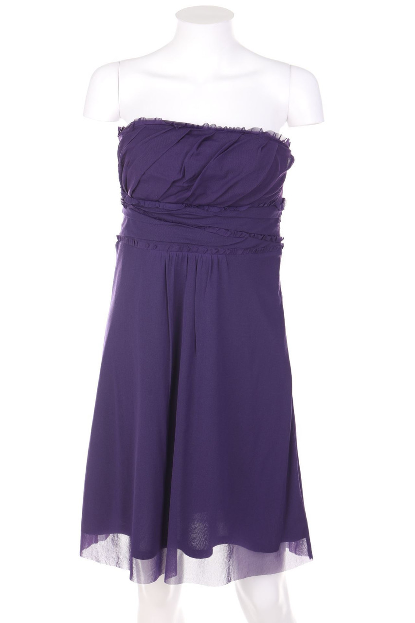 ESPRIT collection - Bandeau-Party-Kleid mit Rüschen - M