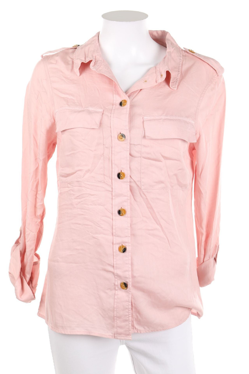 F&F - Hemd-Bluse mit aufgesetzten Taschen - D 34