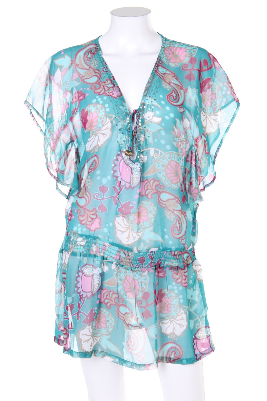 MELROSE - Tunika-Bluse mit floralem Muster - M