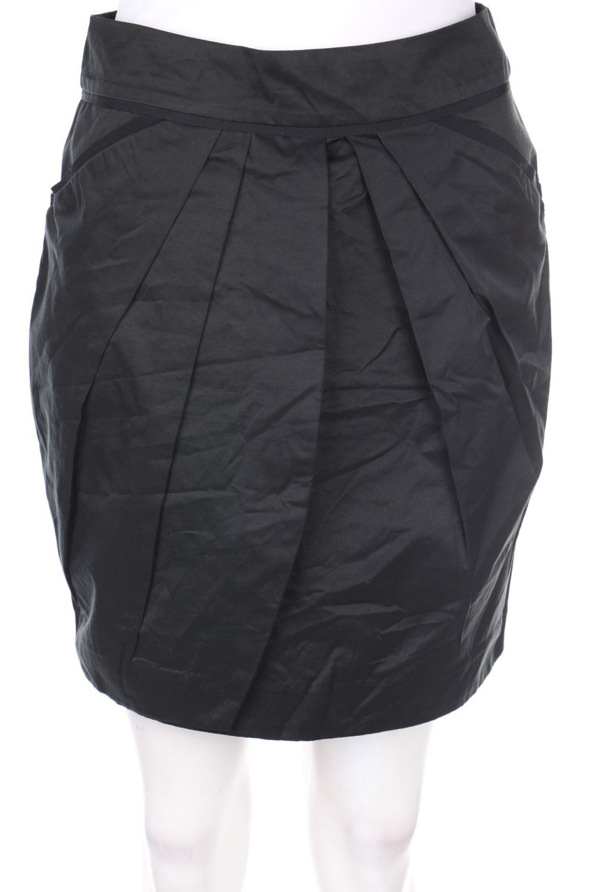 H&M - Minirock aus Baumwoll-Mix im Layer Look - D 38