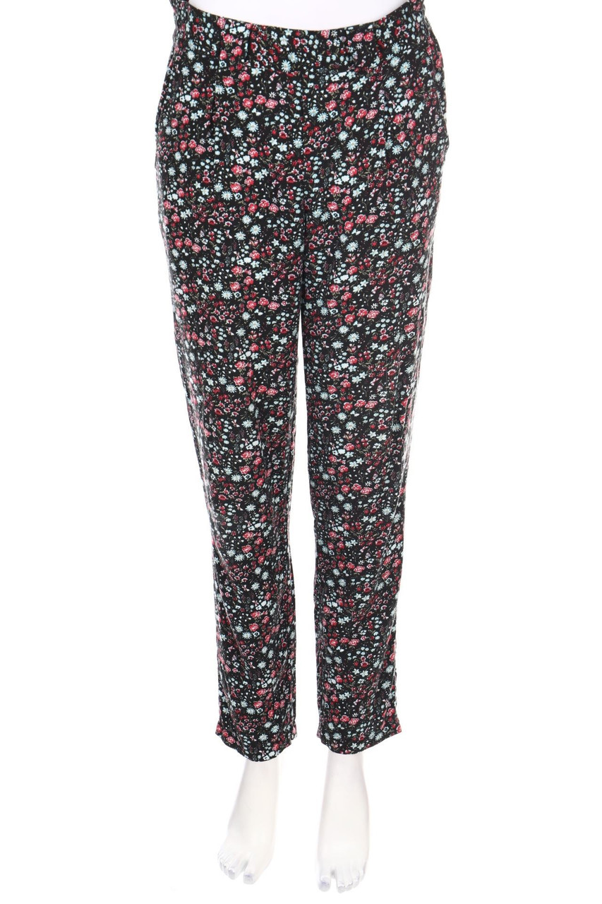 Street One - Jogger-Hose mit Blumen-Print - D 34
