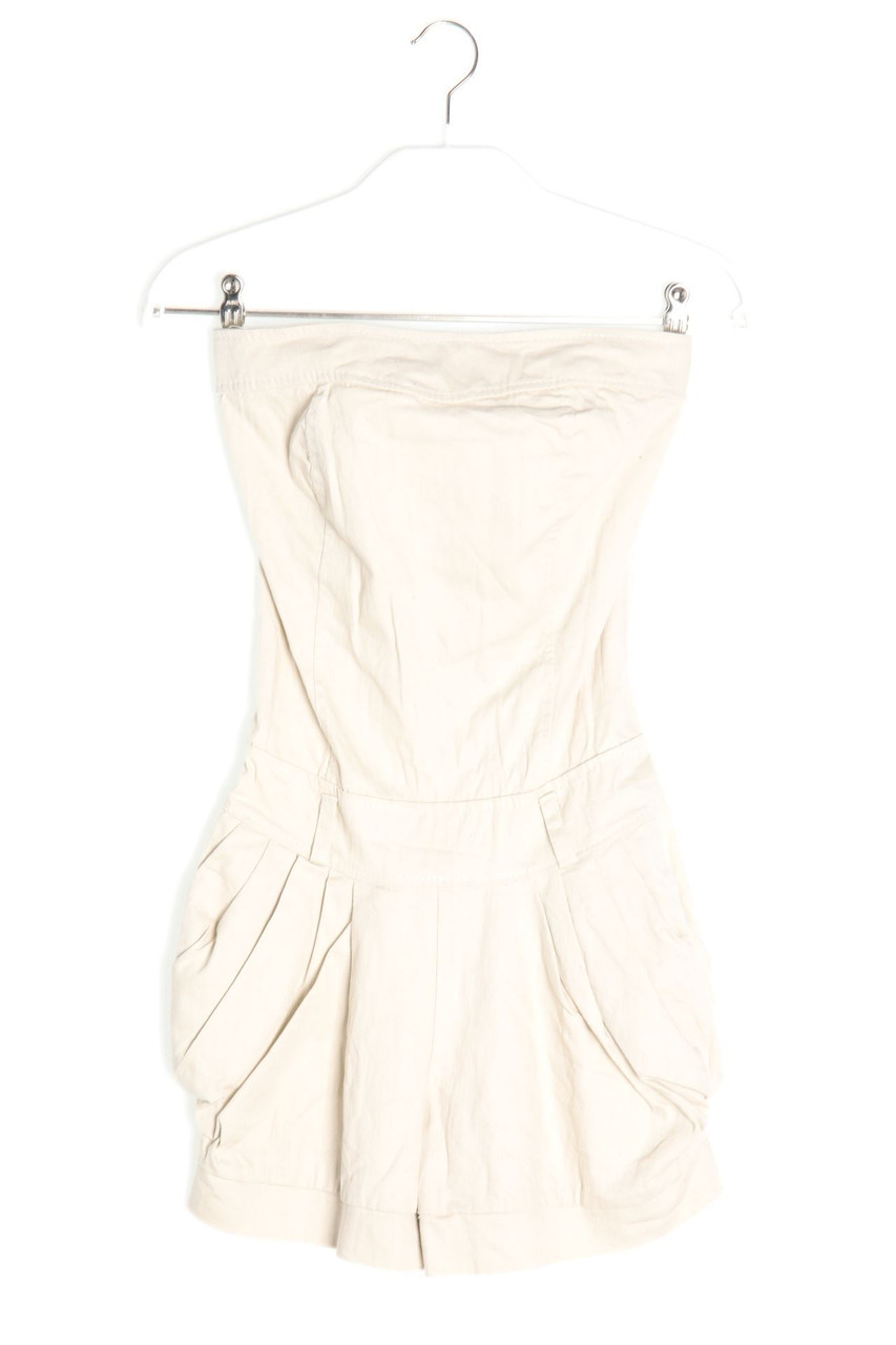 Ohne Label - Playsuit mit Falten - XS