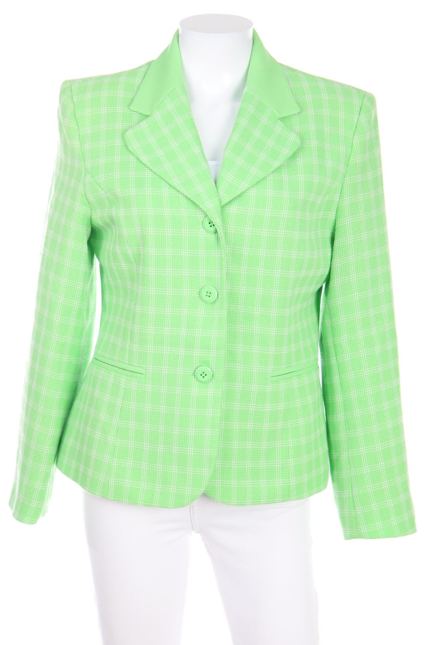 VINTAGE - Blazer mit Karo-Muster - D 40