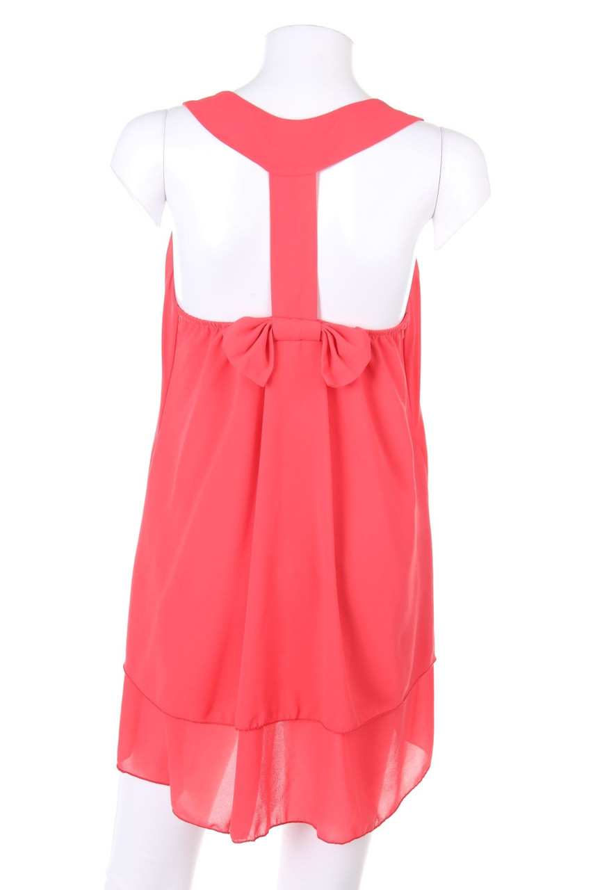 Ohne Label - Blusentop im Layer Look mit Falten - D 38