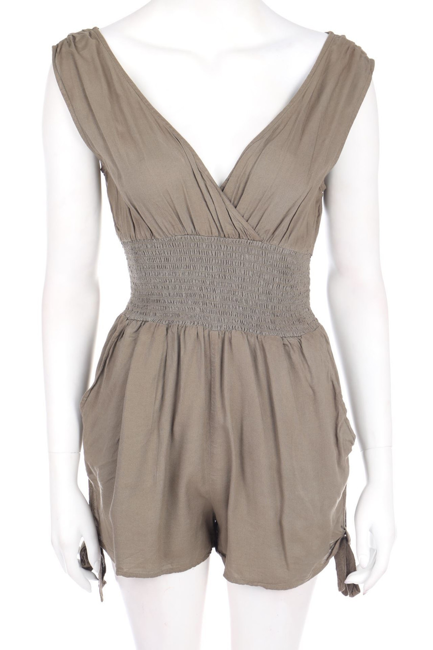 H&M - Playsuit mit Smok-Details - D 38