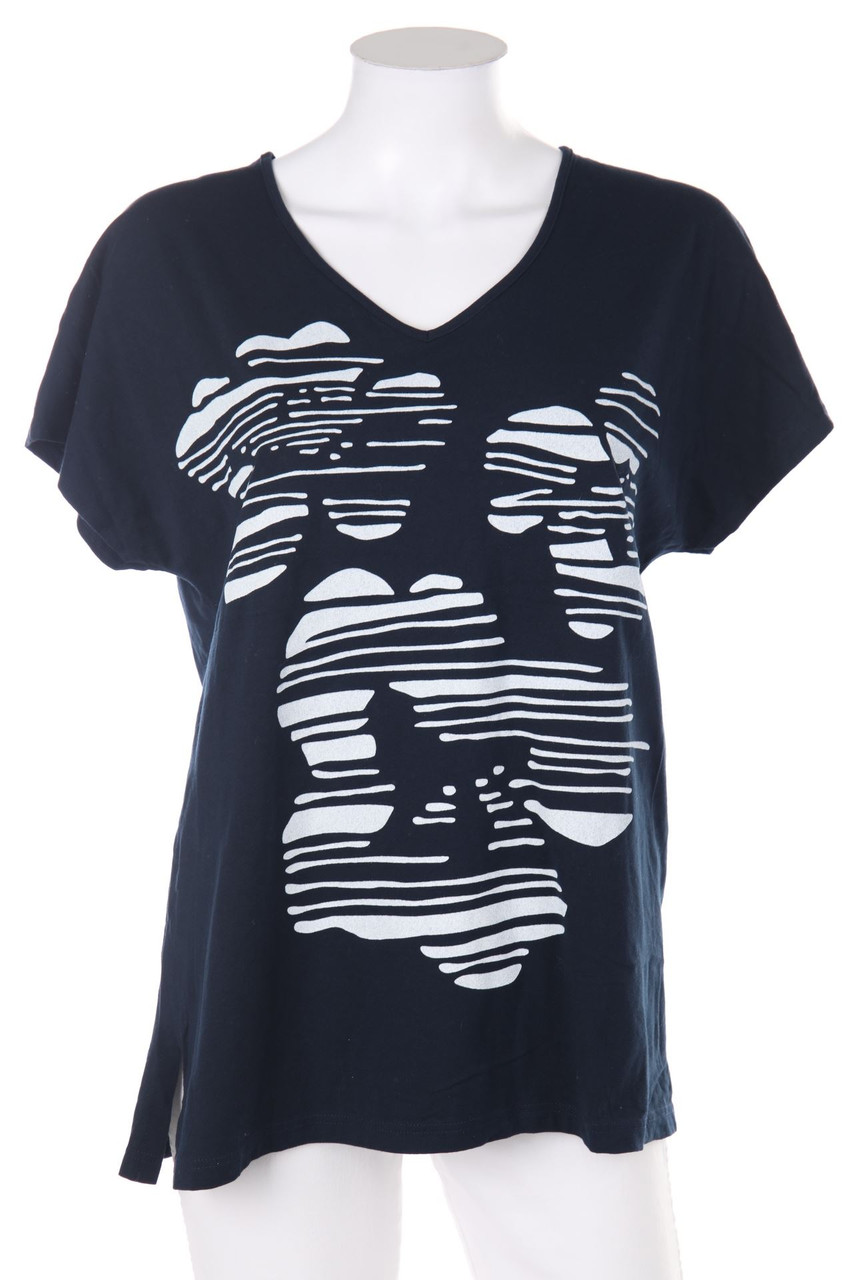 SECONDHAND - Kurzarm-Shirt mit Print - M