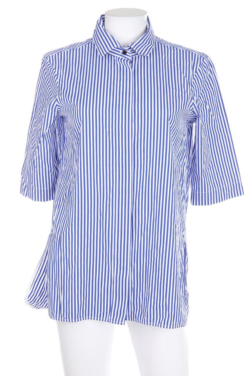 LAREIDA - Streifen-Bluse mit 3/4-Ärmel mit Schlitz - D 38