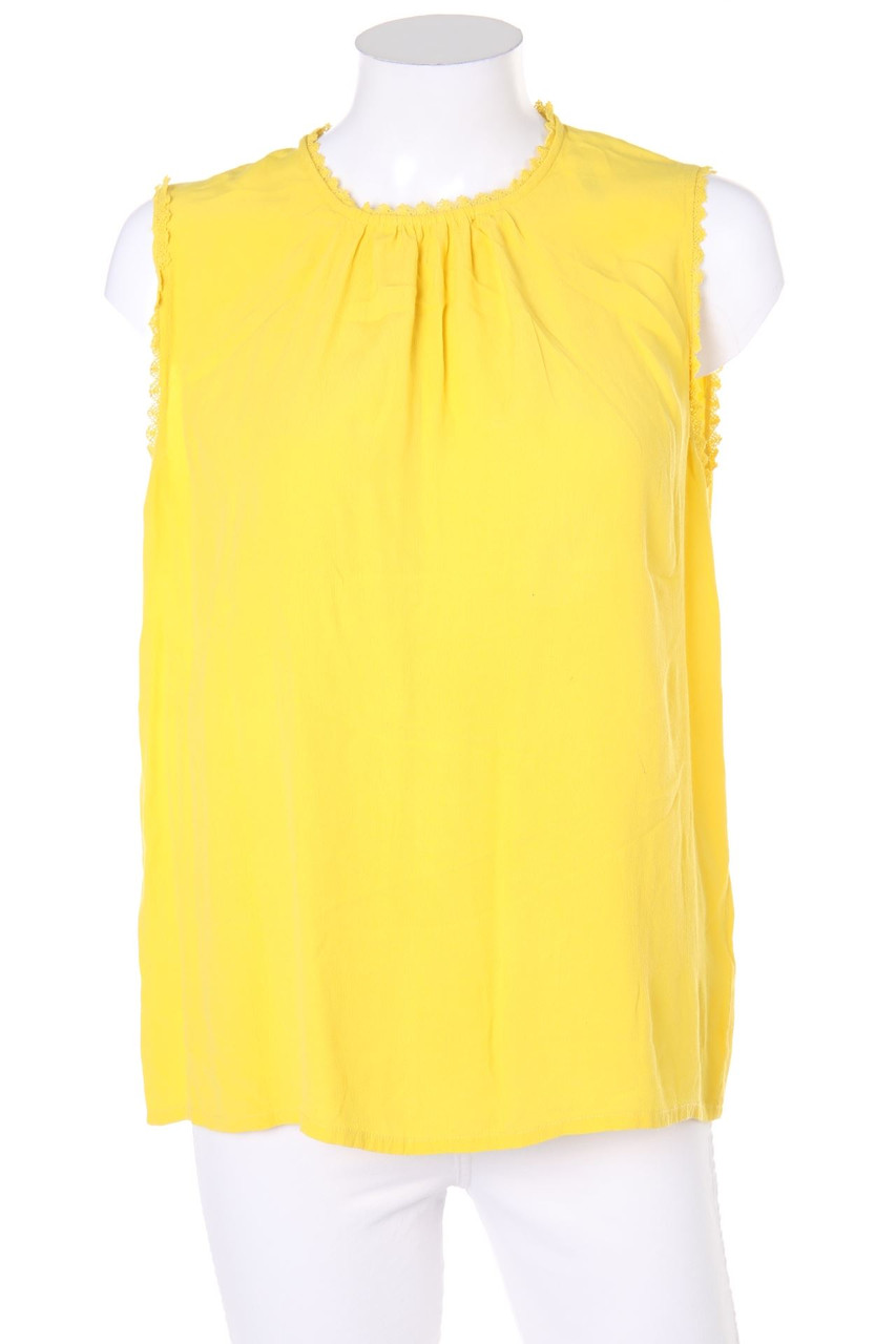 Ohne Label - Blusentop mit Spitze - D 36